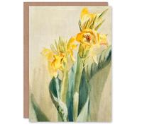 Artery8 Hannah Borger Overbeck Art Card Yellow Canna Lily Flowers