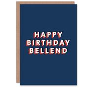 Artery8 Happy Birthday Bellend Funny Cheeky Rude For Him Birthday Card