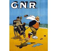 Artery8 Hassall Skegness Beach GNR Railway Advert Artwork Unframed Wall Art Print Poster Home Decor Premium