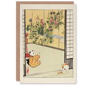 Artery8 Helen Hyde Japanese Home Interior Decoration Blank Art Greeting Card