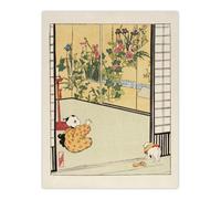 Artery8 Helen Hyde Japanese Home Interior Decoration Wall Art Print | Size: W24" x H32" Artery8 Multicolor W24" x H32"