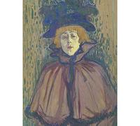 Artery8 Henri De Toulouse Lautrec Jane Avril Painting Large XL Wall Art Canvas Print