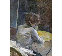 Artery8 Henri De Toulouse Lautrec Waiting Painting Art Print Canvas Premium Wall Decor Poster Mural
