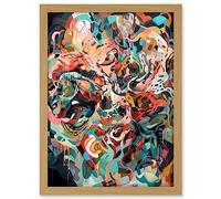 Artery8 Henri Matisse Inspired Abstract Organic Shapes Artwork Framed A3 Wall Art Print