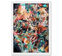 Artery8 Henri Matisse Inspired Abstract Organic Shapes Artwork Framed A3 Wall Art Print