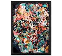 Artery8 Henri Matisse Inspired Abstract Organic Shapes Artwork Framed A3 Wall Art Print