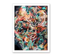 Artery8 Henri Matisse Inspired Abstract Organic Shapes Artwork Framed Wall Art Print 18X24 Inch