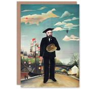Artery8 Henri Rousseau Art Card Myself Portrait Landscape Artery8 Multicolor