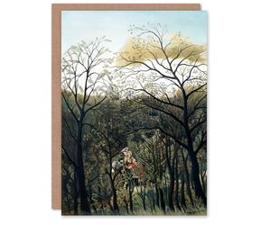 Artery8 Henri Rousseau Art Card Rendezvous in the Forest