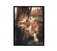 Artery8 Herbert James Draper The Lament for Icarus Framed Canvas Wall Art Print | Size: W12" x H16" Artery8 Multicolor W12" x H16"