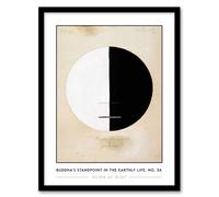Artery8 Hilma Af Klint Buddhas Standpoint In The Earthly Life Framed Wall Art in Beige | Size: A4 Artery8 Beige A4