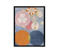 Artery8 Hilma Af Klint Group Iv No 2 Childhood Framed Canvas Wall Art Print in Blue | Size: W12" x H16" Artery8 Blue W12" x H16"
