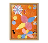 Artery8 Hilma Af Klint Group Iv No 4 Ten Largest Asbtract Artwork Framed Wall Art Print 18X24 Inch