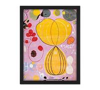 Artery8 Hilma Af Klint Group Iv No 7 Ten Largest Adulthood Artwork Framed Wall Art Print 18X24 Inch