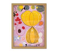 Artery8 Hilma Af Klint Group Iv No 7 Ten Largest Adulthood Artwork Framed Wall Art Print 18X24 Inch
