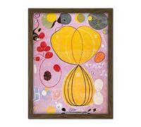 Artery8 Hilma Af Klint Group Iv No 7 Ten Largest Adulthood Artwork Framed Wall Art Print 18X24 Inch