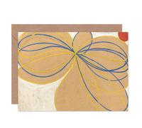 Artery8 Hilma Af Klint Group V Seven Pointed Star No 1 Fine Art Greeting Card Plus Envelope Blank Inside