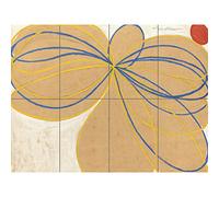 Artery8 Hilma Af Klint Group V Seven Pointed Star No 1 XL Giant Panel Poster (8 Sections)