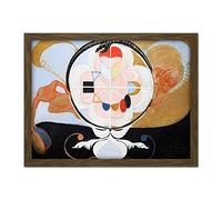 Artery8 Hilma Af Klint Group Vi Evolution No 13 Abstract Artwork Framed Wall Art Print 18X24 Inch