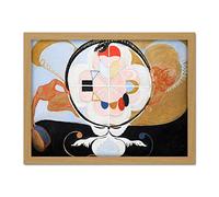 Artery8 Hilma Af Klint Group Vi Evolution No 13 Abstract Artwork Framed Wall Art Print 18X24 Inch