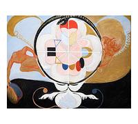 Artery8 Hilma Af Klint Group Vi Evolution No 13 Abstract Premium Wall Art Canvas Print 18X24 Inch
