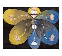 Artery8 Hilma Af Klint Group Vi Evolution No 9 Abstract XL Giant Panel Poster (8 Sections)