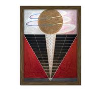 Artery8 Hilma Af Klint Group X No 2 Altarpiece Abstract Artwork Framed Wall Art Print 18X24 Inch