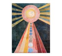 Artery8 Hilma Af Klint Inspired Abstract Pink Geometric Living Room Large Wall Art Poster Print Thick Paper 18X24 Inch