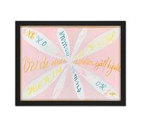 Artery8 Hilma Af Klint Rose Group Ii Eros Series No. 5 Artwork Framed Wall Art Print 18X24 Inch