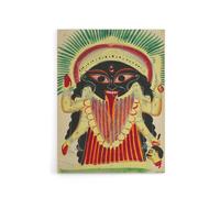 Artery8 Hinduism Deity Indian Goddess of War Kali Canvas Wall Art Print | Size: W18" x H24" Artery8 Multicolor W18" x H24"