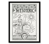 Artery8 Hiram Erastus Butler Framed Wall Art Print The Esoteric Journal Cover - A4 Size