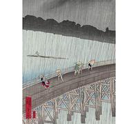 Artery8 Hiroshige Unexpected Rain Shower Bridge At Atake Large Wall Art Poster Print Thick Paper 18X24 Inch