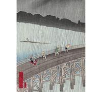 Artery8 Hiroshige Unexpected Rain Shower Bridge At Atake Unframed Wall Art Print Poster Home Decor Premium