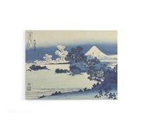 Artery8 Hokusai Beach Of Shichirigahama Canvas Japanese Wall Art | Size: W18" x H24" Artery8 Multicolor W18" x H24"