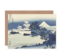 Artery8 Hokusai Beach Of Shichirigahama Province Sagami Fine Art Greeting Card Plus Envelope Blank Inside