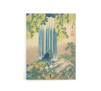 Artery8 Hokusai Yoro Waterfall Canvas Japanese Wall Art | Size: W24" x H32" Artery8 Multicolor W24" x H32"