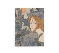 Artery8 Homecoming Dream Painting Canvas Wall Art Print Georges de Feure in Blue | Size: W12" x H16" Artery8 Blue W12" x H16"