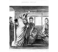 Artery8 Honore Daumier Twinkling Eye Bus Overflowing Large Wall Art Poster Print Thick Paper 18X24 Inch