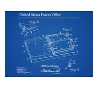 Artery8 Hooker Animal Trap Mousetrap 1906 Patent Plan Art Print Canvas Premium Wall Decor Poster Mural