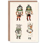 Artery8 Hopi Kachinas Art Card Drawing from Hopi Natives