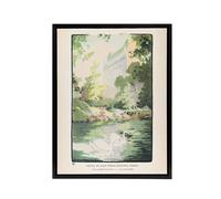 Artery8 Hotel Plaza from Central Park Elmer Framed Canvas Wall Art Print | Size: W12" x H16" Artery8 Multicolor W12" x H16"