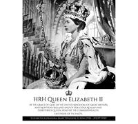 Artery8 HRH Queen Elizabeth II Coronation Portrait Commemorative Unframed Wall Art Print Poster Home Decor Premium