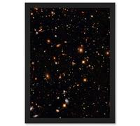 Artery8 Hubble Space Telescope Image A Look Into The Universe's Past Ultra Deep Field Near Infrared View Of Distant Galaxies Billions Of Light Years Artery8 Black W12" x H16"