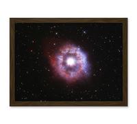 Artery8 Hubble Space Telescope Image AG Carinae Bright Luminous Blue Variable Celebrity Star With An Expanding Glowing Red Halo Ring Of Gas And Dust Artwork Framed A3 Wall Art Print