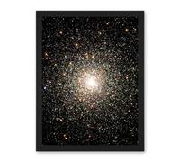 Artery8 Hubble Space Telescope Image Globular Cluster M80 Ancient Star Swarm In The Milky Way Galaxy Blue Stragglers Observed Using WFPC2 Artwork Framed Wall Art Print 18X24 Inch