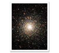 Artery8 Hubble Space Telescope Image Globular Cluster M80 Ancient Star Swarm In The Milky Way Galaxy Blue Stragglers Observed Using WFPC2 Art Print Artery8 White W12" x H16"
