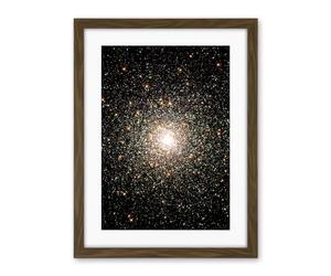 Artery8 Hubble Space Telescope Image Globular Cluster M80 Ancient Star Swarm In The Milky Way Galaxy Blue Stragglers Observed Using WFPC2 Artwork Framed Wall Art Print 18X24 Inch