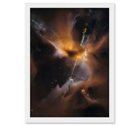 Artery8 Hubble Space Telescope Image Herbig-Haro Jet HH 24 Celestial Lightsaber In Milky Way Dust And Gas Clouds Birth Star Artwork Framed A3 Wall Art Print