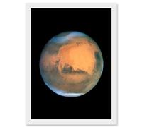 Artery8 Hubble Space Telescope Image Mars Near Opposition 1995-2005: 2001 Regional Dust Storm On Red Planet At Its Closest Approach To Earth Artwork Framed A3 Wall Art Print