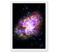 Artery8 Hubble Space Telescope Image Multiwavelength Crab Nebula Detailed Composite From VLA Spitzer Hubble XMM-Newton & Chandra X-Ray Observatory Artery8 White A4